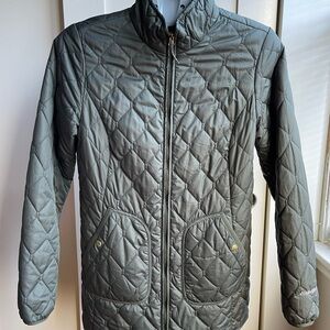Eddie Bauer Women's Caper Green Quilted Utility Jacket
